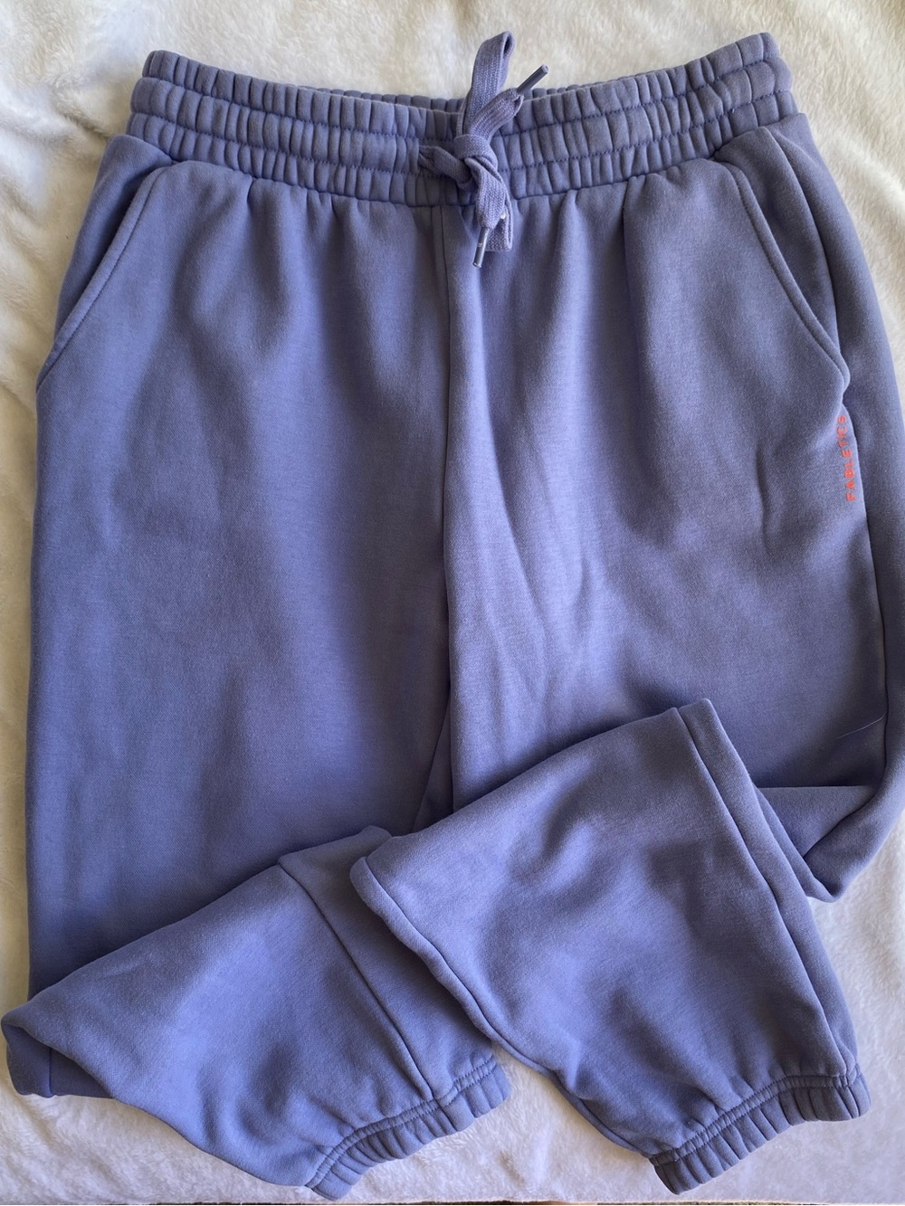 Fabletics Girls Lavender Drawstring Joggers